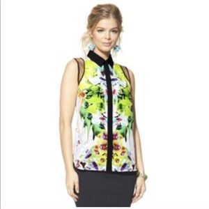 Prabal Gurung/Target colorful sleeveless blouse M